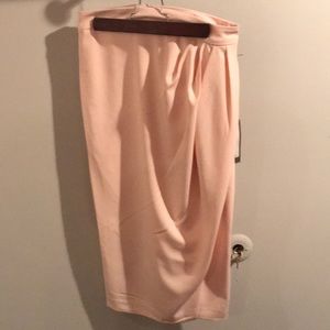 Light Pink Pencil Skirt